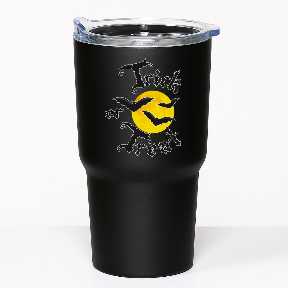 Trick Or Treat Bats Halloween Tumbler
