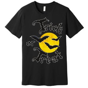 Trick Or Treat Bats Halloween Premium T-Shirt