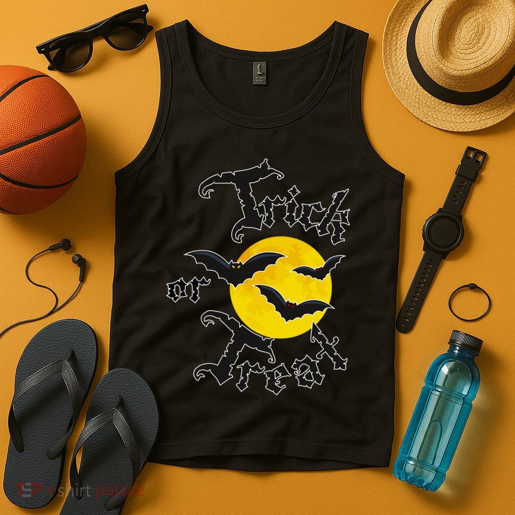 Trick Or Treat Bats Halloween Tank Top