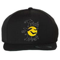 Trick Or Treat Bats Halloween Wool Snapback Cap