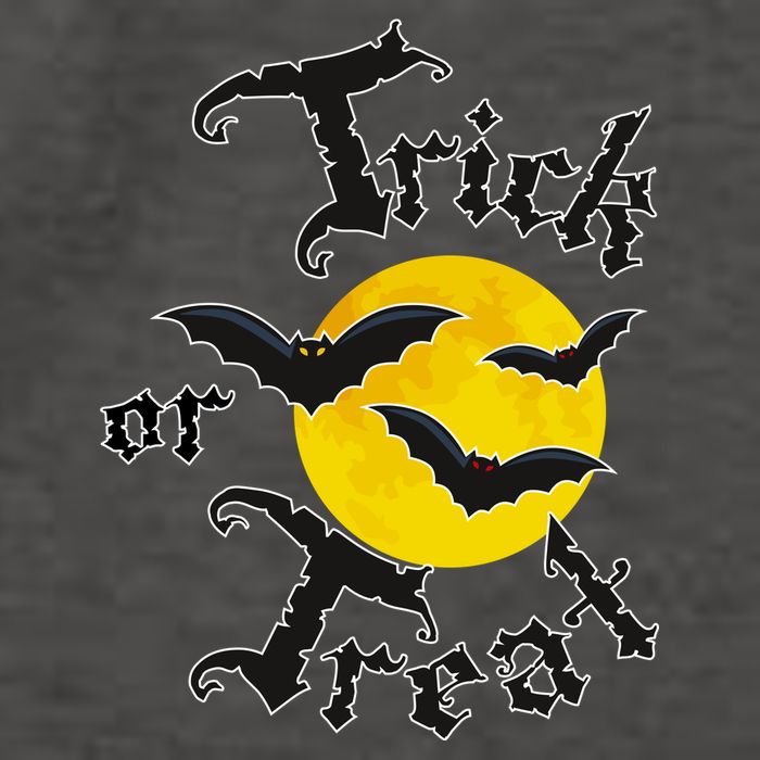 Trick Or Treat Bats Halloween Vector Backpack