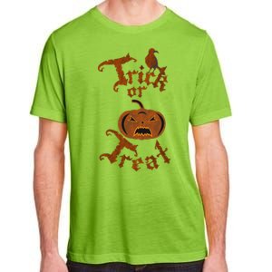 Trick Or Treat Pumpkin Halloween Adult ChromaSoft Performance T-Shirt