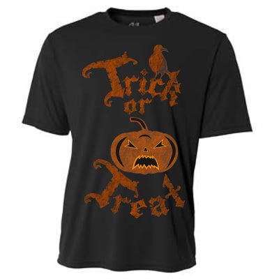 Trick Or Treat Pumpkin Halloween Cooling Performance Crew T-Shirt