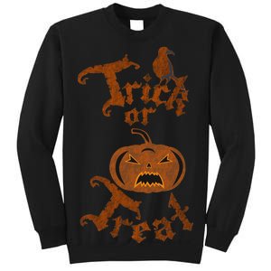 Trick Or Treat Pumpkin Halloween Sweatshirt