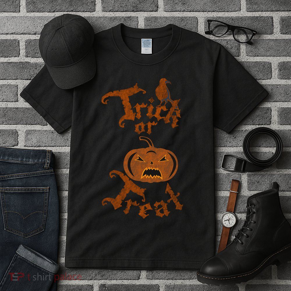 Trick Or Treat Pumpkin Halloween Tall T-Shirt