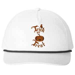 Trick Or Treat Pumpkin Halloween Snapback Five-Panel Rope Hat