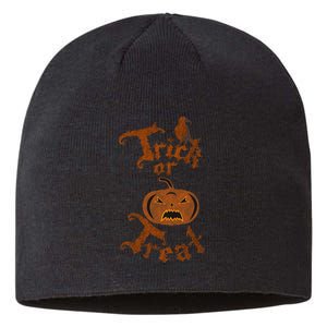 Trick Or Treat Pumpkin Halloween Sustainable Beanie