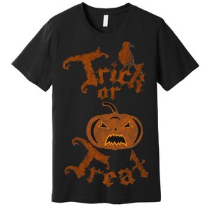 Trick Or Treat Pumpkin Halloween Premium T-Shirt