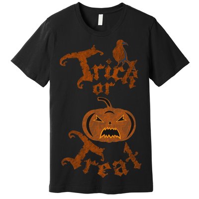 Trick Or Treat Pumpkin Halloween Premium T-Shirt