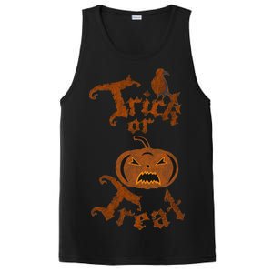 Trick Or Treat Pumpkin Halloween PosiCharge Competitor Tank