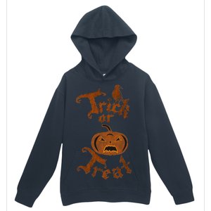 Trick Or Treat Pumpkin Halloween Urban Pullover Hoodie