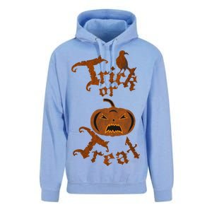 Trick Or Treat Pumpkin Halloween Unisex Surf Hoodie