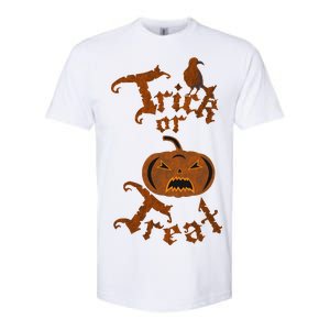 Trick Or Treat Pumpkin Halloween Softstyle CVC T-Shirt