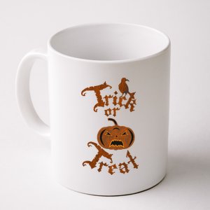 Trick Or Treat Pumpkin Halloween Coffee Mug