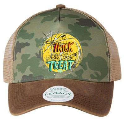 Trick or Treat Spider Web Legacy Tie Dye Trucker Hat