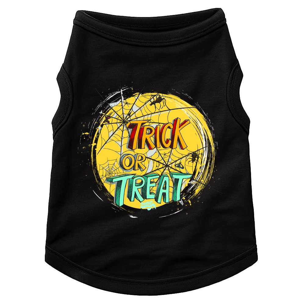 Trick or Treat Spider Web Doggie Tank