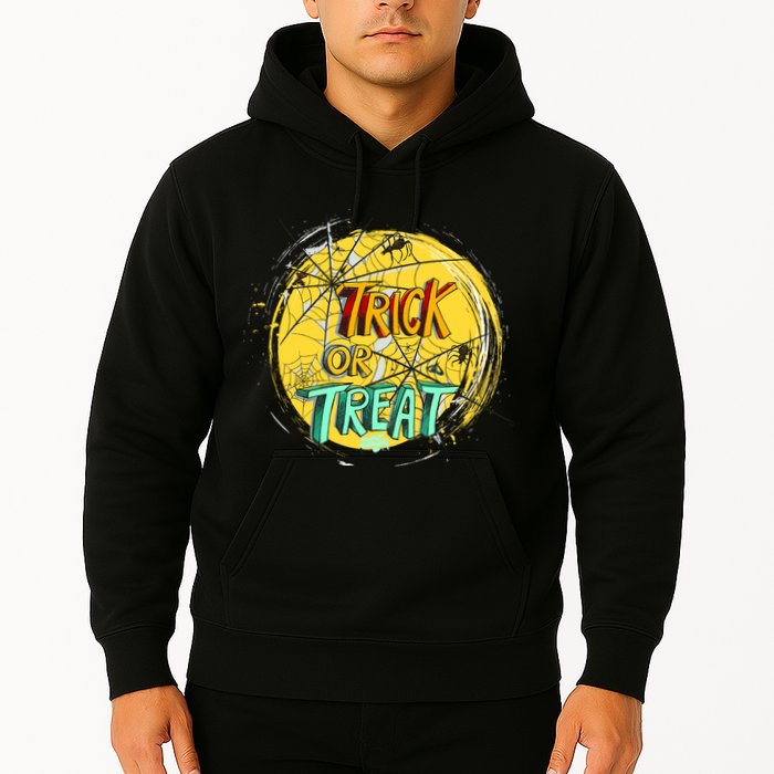Trick or Treat Spider Web Hoodie