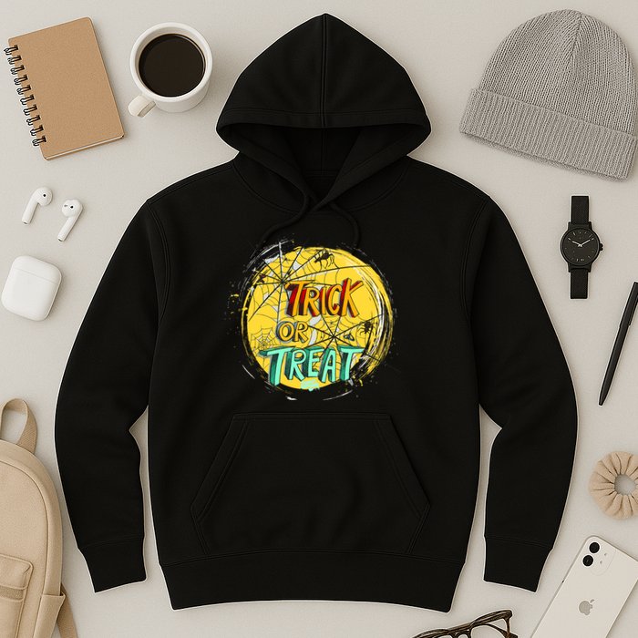 Trick or Treat Spider Web Hoodie
