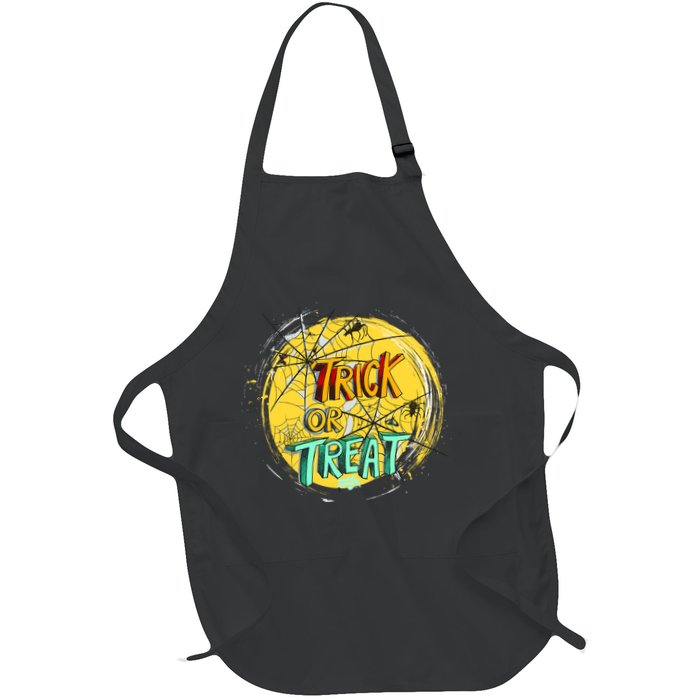 Trick or Treat Spider Web Apron