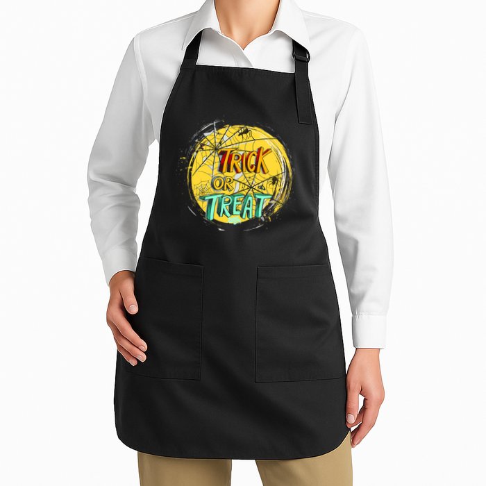 Trick or Treat Spider Web Apron