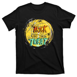 Trick or Treat Spider Web T-Shirt