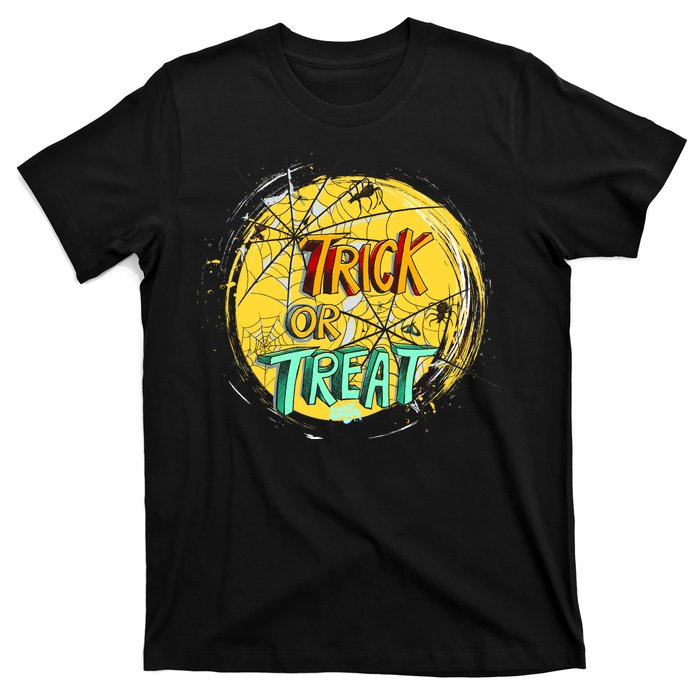 Trick or Treat Spider Web T-Shirt