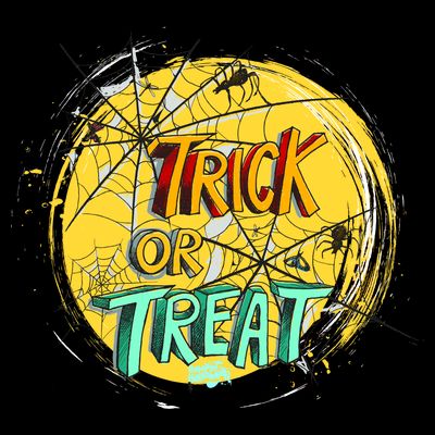 Trick or Treat Spider Web T-Shirt