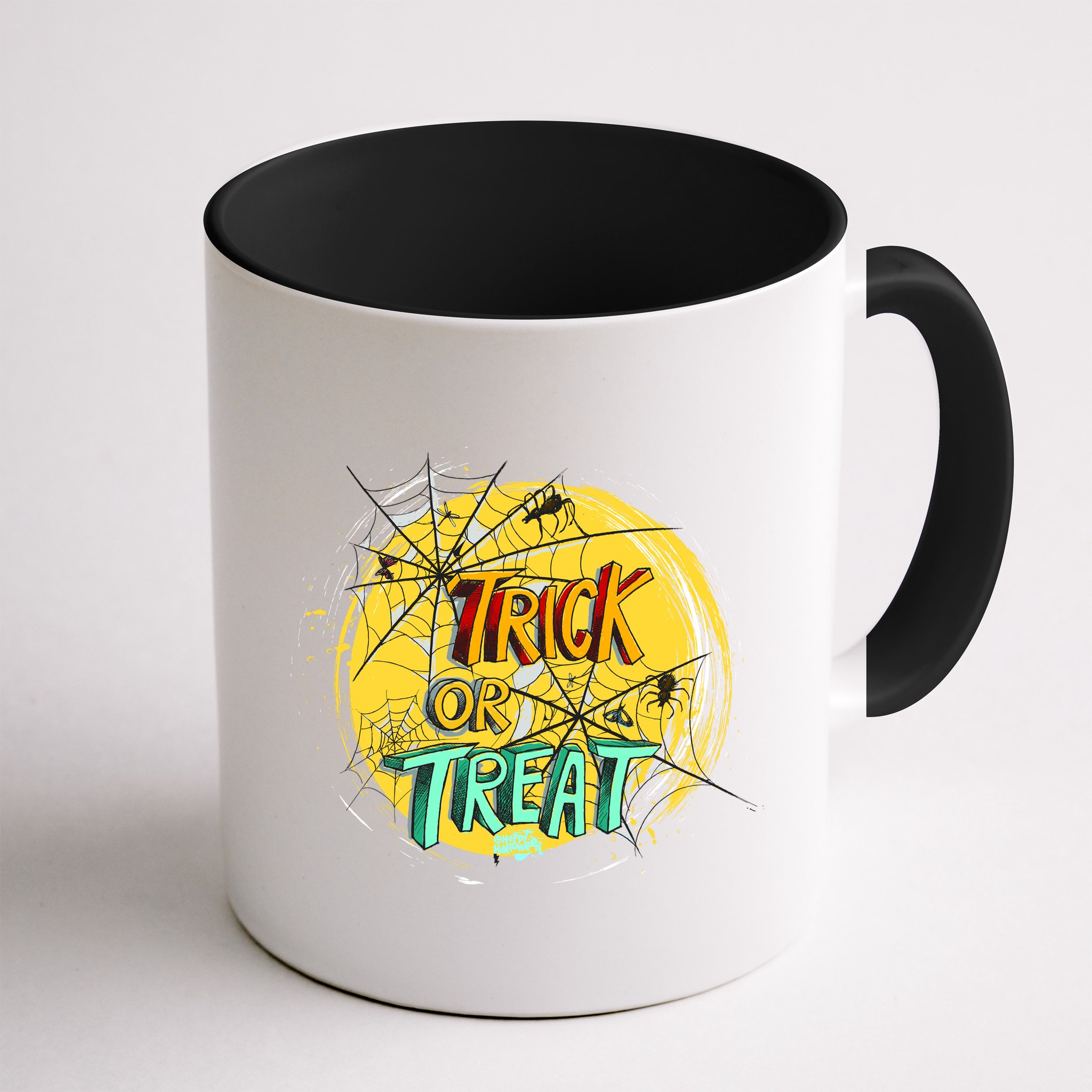 Trick or Treat Spider Web Mug