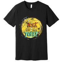 Trick or Treat Spider Web Premium T-Shirt