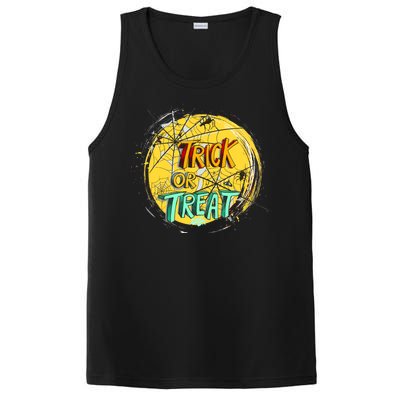 Trick or Treat Spider Web PosiCharge Competitor Tank