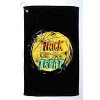 Trick or Treat Spider Web Golf Towel