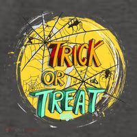 Trick or Treat Spider Web Vector Backpack