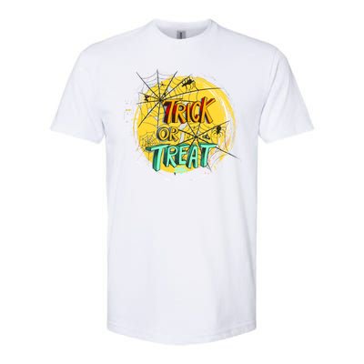 Trick or Treat Spider Web Softstyle® CVC T-Shirt