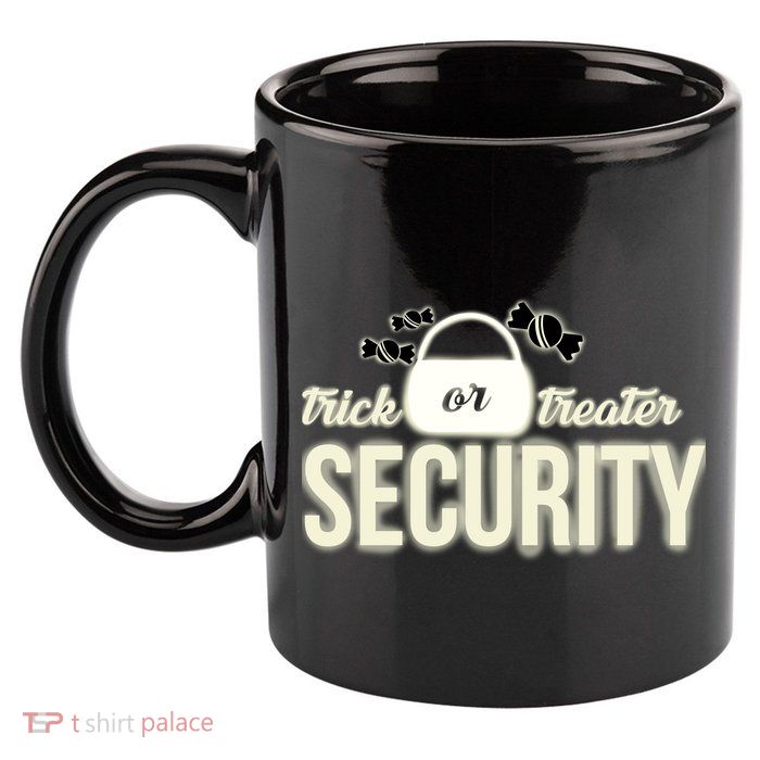 Trick or Treater Security 11oz C Handle Ceramic Mug