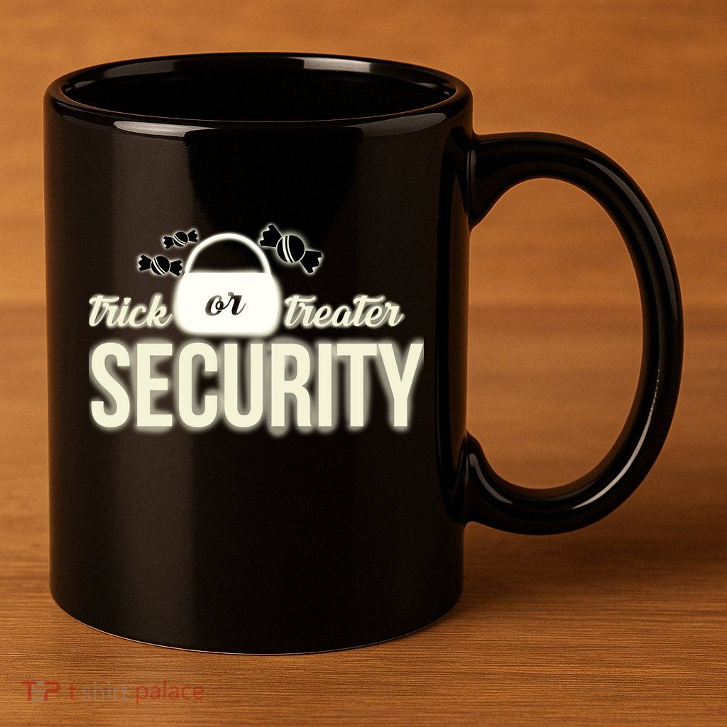 Trick or Treater Security 11oz C Handle Ceramic Mug