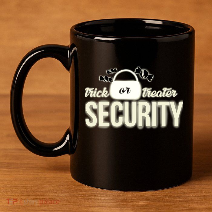 Trick or Treater Security 11oz C Handle Ceramic Mug