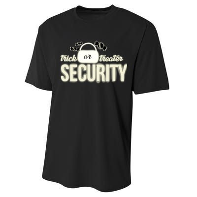 Trick or Treater Security Performance Sprint T-Shirt