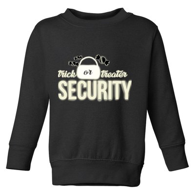 Trick or Treater Security Toddler Sweatshirt