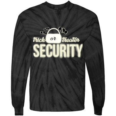 Trick or Treater Security Tie-Dye Long Sleeve Shirt