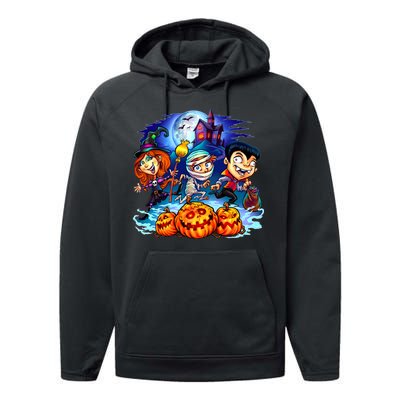 Trick-or-Treaters Halloween Performance Fleece Hoodie