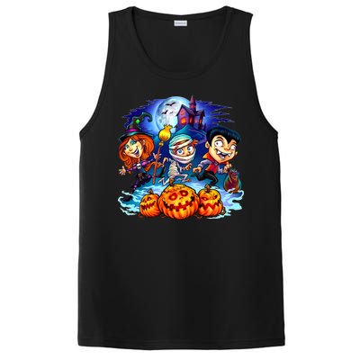 Trick-or-Treaters Halloween PosiCharge Competitor Tank