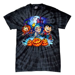 Trick-or-Treaters Halloween Tie-Dye T-Shirt