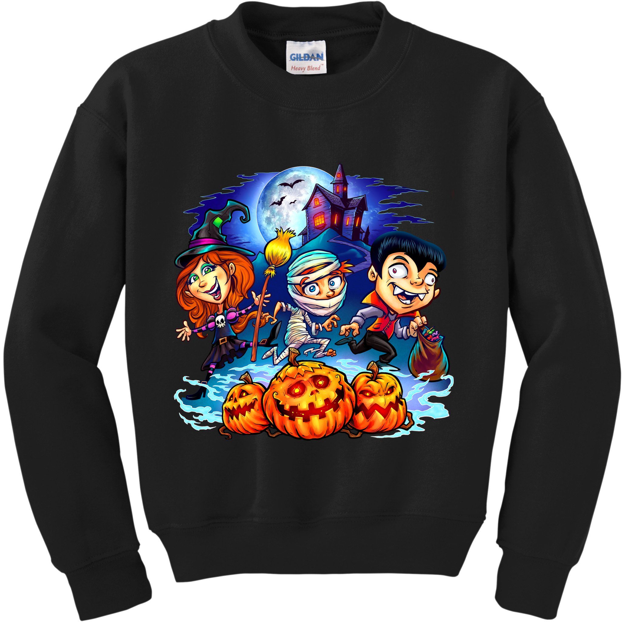 Trick-or-Treaters Halloween Kids Sweatshirt