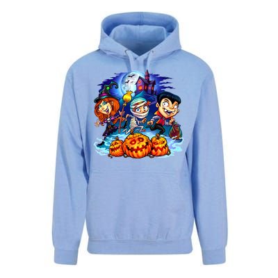 Trick-or-Treaters Halloween Unisex Surf Hoodie