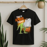 Trick Rawr Treat Halloween T Rex Dinosaur T-Shirt