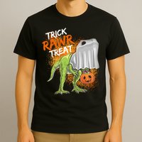 Trick Rawr Treat Halloween T Rex Dinosaur T-Shirt