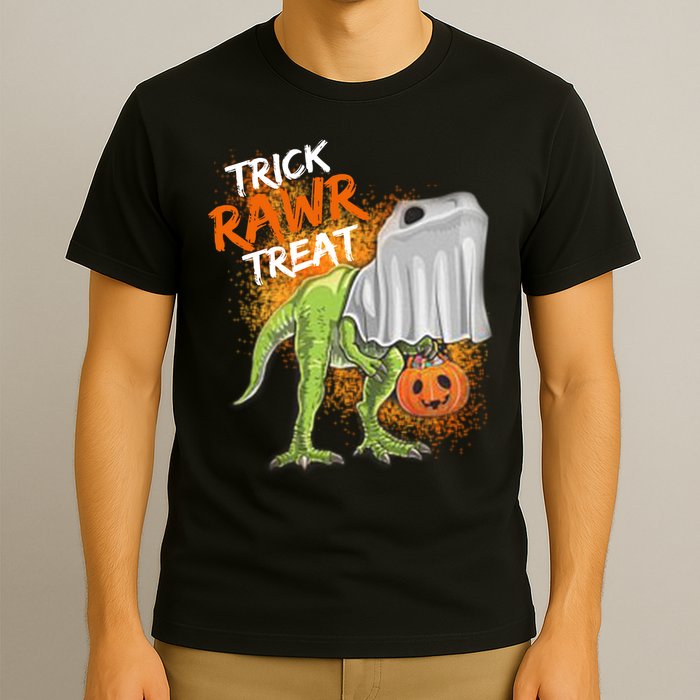 Trick Rawr Treat Halloween T Rex Dinosaur T-Shirt