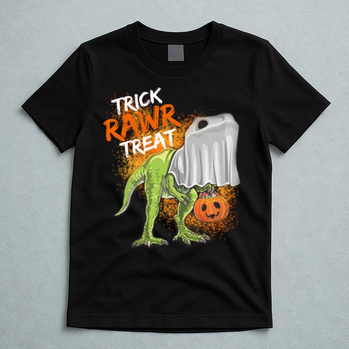 Trick Rawr Treat Halloween T Rex Dinosaur T-Shirt
