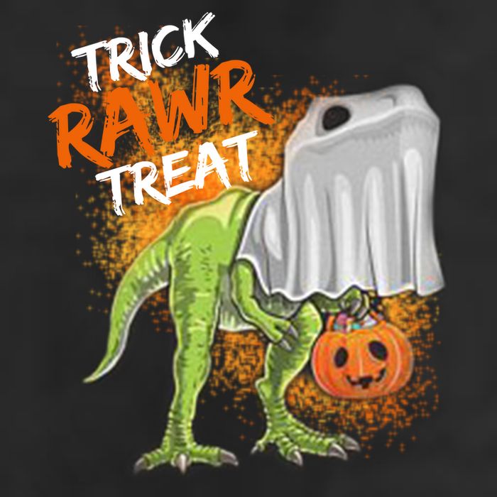 Trick Rawr Treat Halloween T Rex Dinosaur 11oz C Handle Ceramic Mug