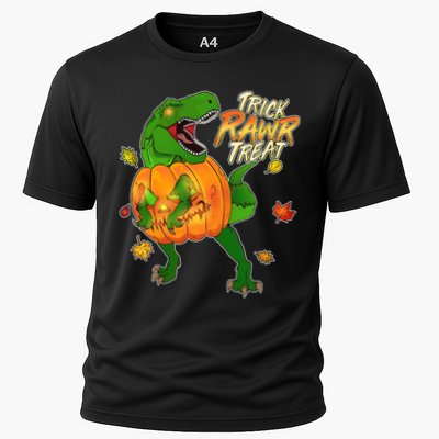 Trick RAWR Treat T-Rex Funny Halloween Performance Shirt